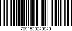 Código de barras (EAN, GTIN, SKU, ISBN): '7891530243943'