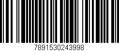 Código de barras (EAN, GTIN, SKU, ISBN): '7891530243998'