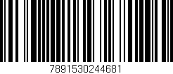Código de barras (EAN, GTIN, SKU, ISBN): '7891530244681'