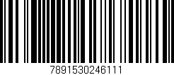 Código de barras (EAN, GTIN, SKU, ISBN): '7891530246111'