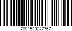 Código de barras (EAN, GTIN, SKU, ISBN): '7891530247767'