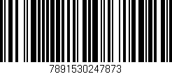 Código de barras (EAN, GTIN, SKU, ISBN): '7891530247873'