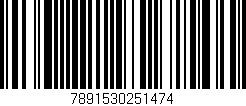 Código de barras (EAN, GTIN, SKU, ISBN): '7891530251474'