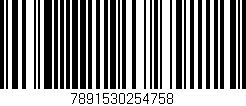 Código de barras (EAN, GTIN, SKU, ISBN): '7891530254758'