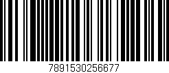 Código de barras (EAN, GTIN, SKU, ISBN): '7891530256677'