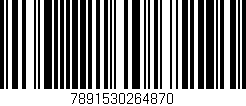 Código de barras (EAN, GTIN, SKU, ISBN): '7891530264870'