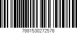 Código de barras (EAN, GTIN, SKU, ISBN): '7891530272578'