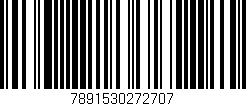 Código de barras (EAN, GTIN, SKU, ISBN): '7891530272707'