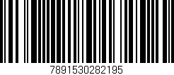 Código de barras (EAN, GTIN, SKU, ISBN): '7891530282195'