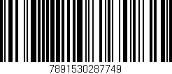 Código de barras (EAN, GTIN, SKU, ISBN): '7891530287749'