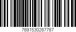 Código de barras (EAN, GTIN, SKU, ISBN): '7891530287787'