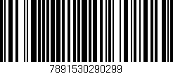 Código de barras (EAN, GTIN, SKU, ISBN): '7891530290299'