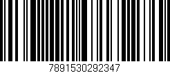 Código de barras (EAN, GTIN, SKU, ISBN): '7891530292347'