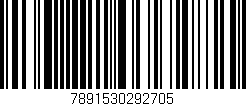 Código de barras (EAN, GTIN, SKU, ISBN): '7891530292705'