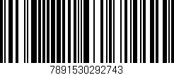 Código de barras (EAN, GTIN, SKU, ISBN): '7891530292743'