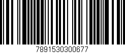 Código de barras (EAN, GTIN, SKU, ISBN): '7891530300677'