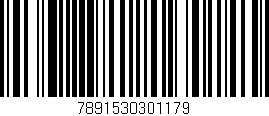 Código de barras (EAN, GTIN, SKU, ISBN): '7891530301179'