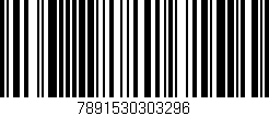 Código de barras (EAN, GTIN, SKU, ISBN): '7891530303296'