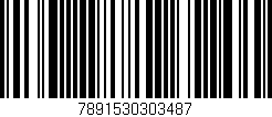 Código de barras (EAN, GTIN, SKU, ISBN): '7891530303487'