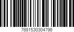 Código de barras (EAN, GTIN, SKU, ISBN): '7891530304798'