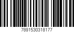 Código de barras (EAN, GTIN, SKU, ISBN): '7891530318177'