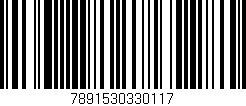 Código de barras (EAN, GTIN, SKU, ISBN): '7891530330117'