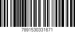 Código de barras (EAN, GTIN, SKU, ISBN): '7891530331671'