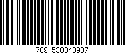 Código de barras (EAN, GTIN, SKU, ISBN): '7891530348907'