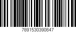 Código de barras (EAN, GTIN, SKU, ISBN): '7891530390647'
