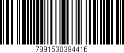 Código de barras (EAN, GTIN, SKU, ISBN): '7891530394416'