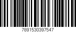 Código de barras (EAN, GTIN, SKU, ISBN): '7891530397547'