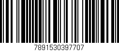 Código de barras (EAN, GTIN, SKU, ISBN): '7891530397707'