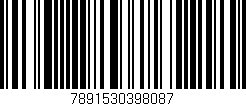 Código de barras (EAN, GTIN, SKU, ISBN): '7891530398087'
