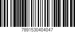 Código de barras (EAN, GTIN, SKU, ISBN): '7891530404047'