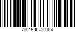 Código de barras (EAN, GTIN, SKU, ISBN): '7891530439384'