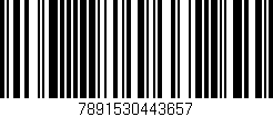 Código de barras (EAN, GTIN, SKU, ISBN): '7891530443657'