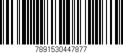 Código de barras (EAN, GTIN, SKU, ISBN): '7891530447877'