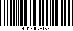 Código de barras (EAN, GTIN, SKU, ISBN): '7891530451577'