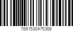 Código de barras (EAN, GTIN, SKU, ISBN): '7891530475368'