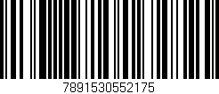 Código de barras (EAN, GTIN, SKU, ISBN): '7891530552175'