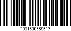 Código de barras (EAN, GTIN, SKU, ISBN): '7891530559617'