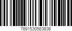 Código de barras (EAN, GTIN, SKU, ISBN): '7891530563836'