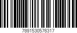 Código de barras (EAN, GTIN, SKU, ISBN): '7891530576317'