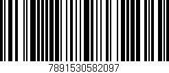 Código de barras (EAN, GTIN, SKU, ISBN): '7891530582097'