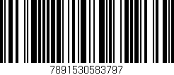 Código de barras (EAN, GTIN, SKU, ISBN): '7891530583797'