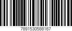 Código de barras (EAN, GTIN, SKU, ISBN): '7891530588167'