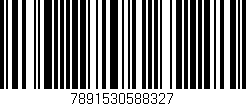 Código de barras (EAN, GTIN, SKU, ISBN): '7891530588327'