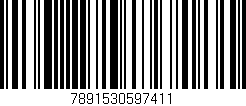 Código de barras (EAN, GTIN, SKU, ISBN): '7891530597411'