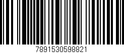 Código de barras (EAN, GTIN, SKU, ISBN): '7891530598821'