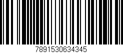 Código de barras (EAN, GTIN, SKU, ISBN): '7891530634345'